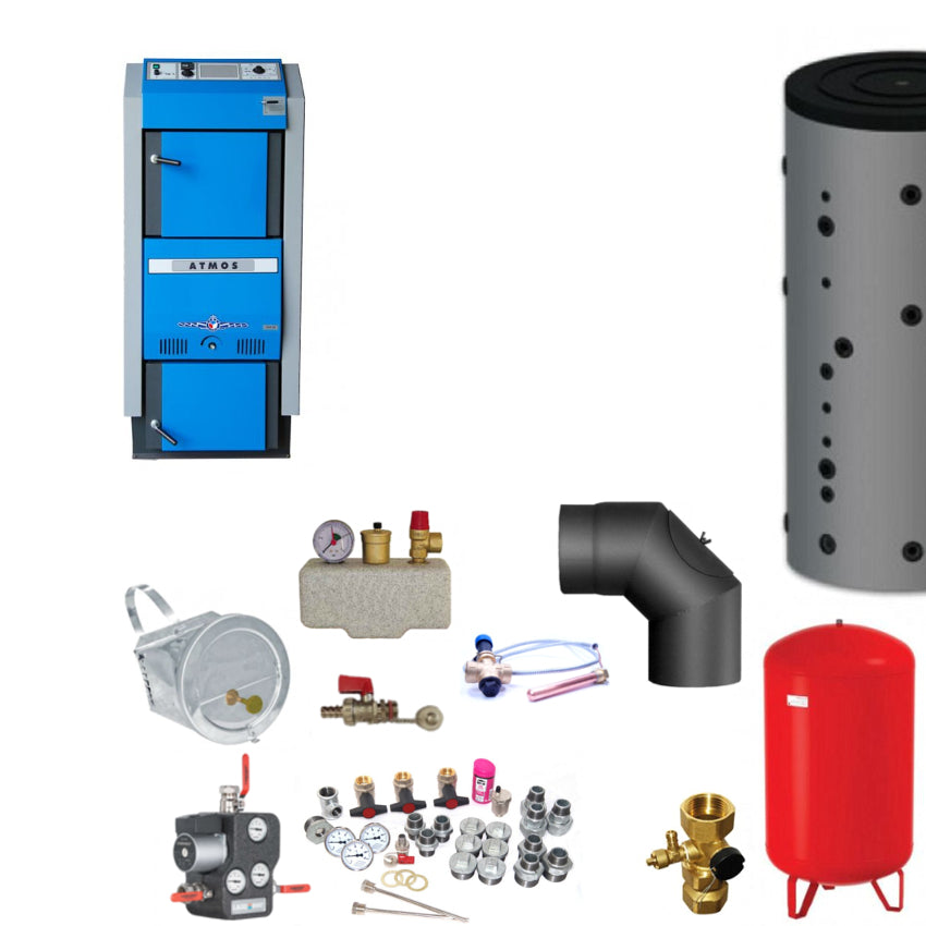 Atmos GSX50 Scheitholzvergaser Komplettset 2 | klimaworld.com
