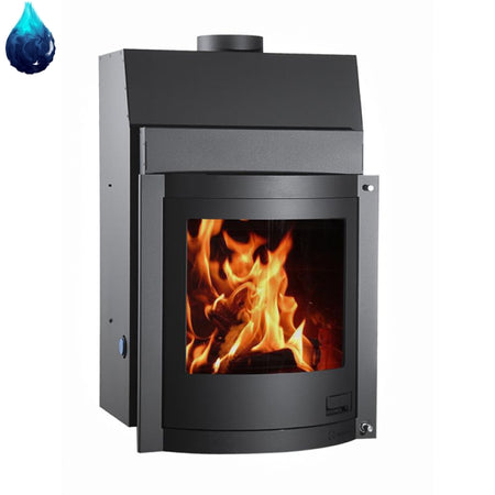 Wasser Kamineinsatz Aquaflam 17 kw Panorama