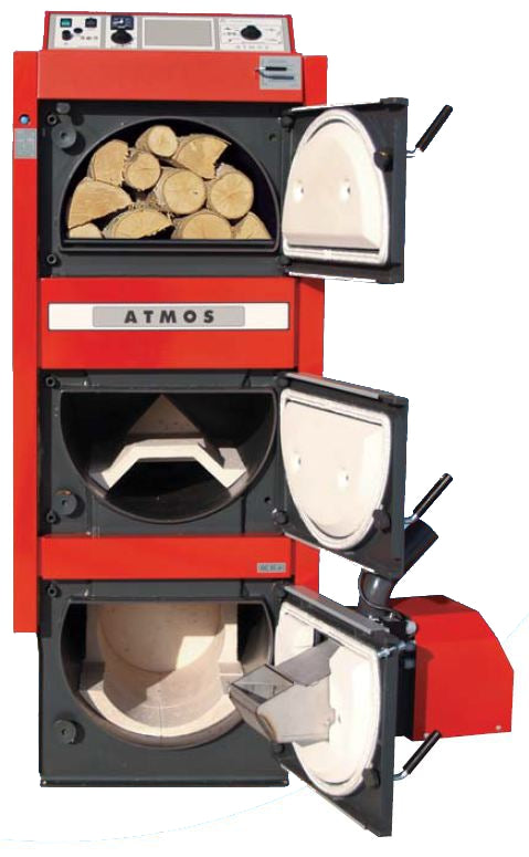 Öl Holzvergaser Atmos DC 32 SPL 35 KW Kombikessel (ohne Brenner)