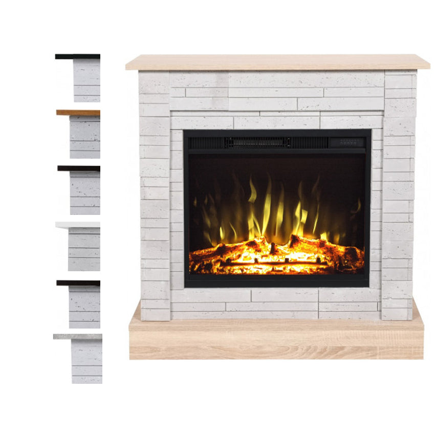 Aflamo LED Standkamin Vigo Stone Beton