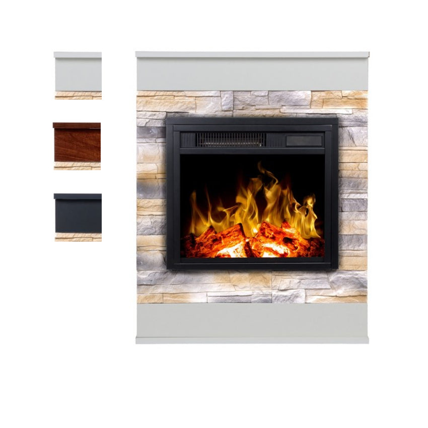 Aflamo LED Elektrokamin Standkamin | Smart Stone Concrete