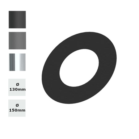 Jeremias große Ofenrohr Wandrosette 85mm