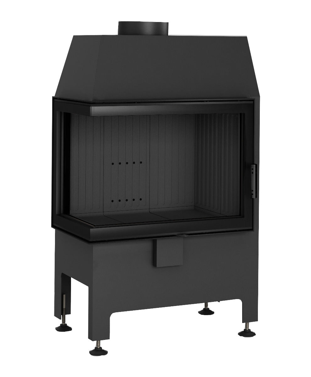 Heatro 55L| Sichtscheibe links| schwarze Edition| 9 kW