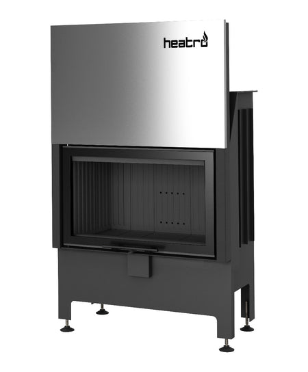 Heatro 69H Black| 11 kW|Panoramascheibe