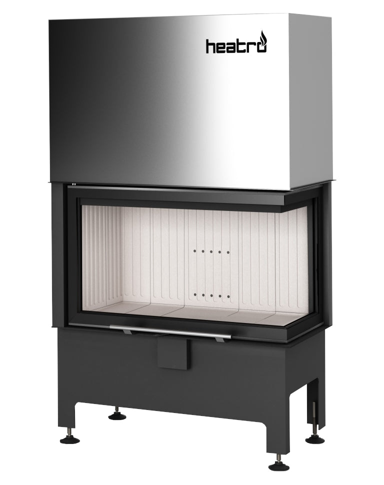 Heatro 69PH| 11 kW|Panoramascheibe mit Seitenverglasung rechts