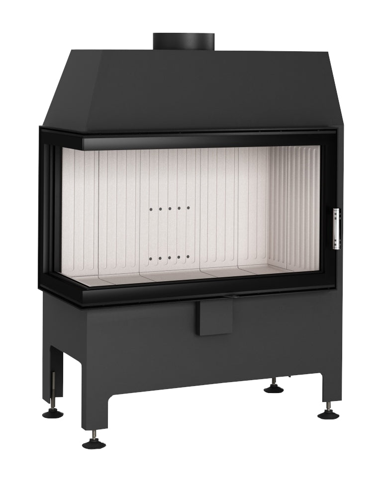 Heatro 69L| 11 kW|Panoramascheibe mit Seitenverglasung links