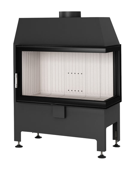 Heatro 69P| 11 kW|Panoramascheibe mit Seitenverglasung rechts