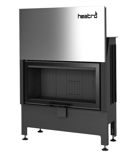 Heatro 81H Black| 12 kW| Panoramascheibe