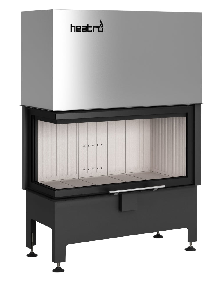 Heatro 81LH| Panoramascheibe mit Seitenverglasung links| 12 kW