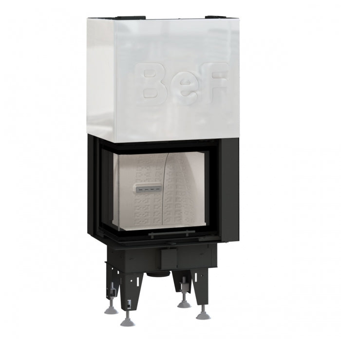 Warmluft Kamineinsatz BEF FEEL V 6 CL | Eckscheibe Links | hochschiebbar | 5 kW| Klimaworld.com