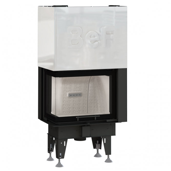 BeF Kamineinsatz Feel 8 | 8 kW | Hebetür | Eckscheibe links | Klimaworld.com