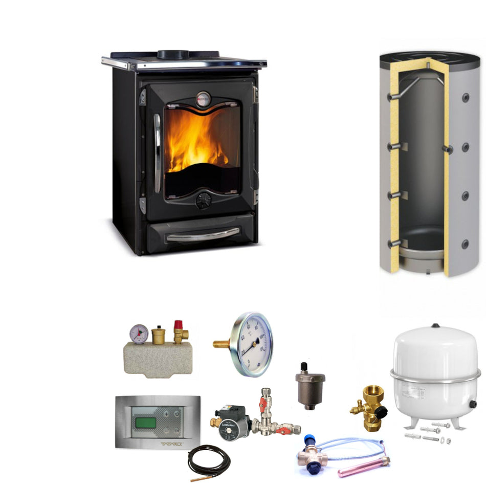 La Nordica TermoCucinotta Evo DSA wasserführend Heizungsset