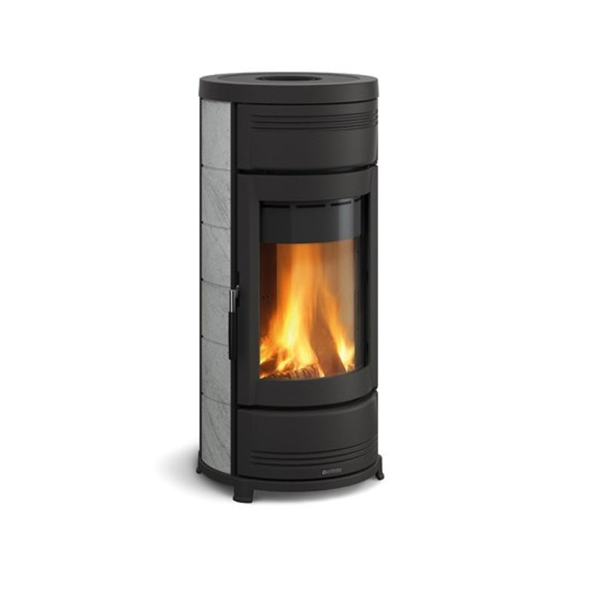 La Nordica Holzofen Top Design | Helga Evo Naturstein