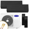 Carrier Multisplit Klimaanlage | High Line | Schwarz | 2x2,5 kW | Quick Connect