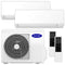 Carrier Multisplit Klimaanlage Set | High Line | Mattweiß | 3,5 kW + 3,5 kW