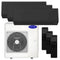 Carrier Multisplit Klimaanlage Set | High Line | schwarz | 3x3,5 kW