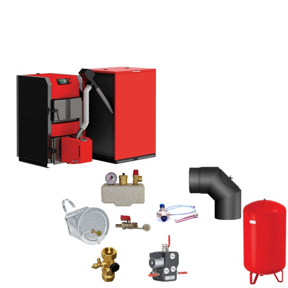 Kombikessel HKK Active - Bioflux 17kW | Komplettset 1