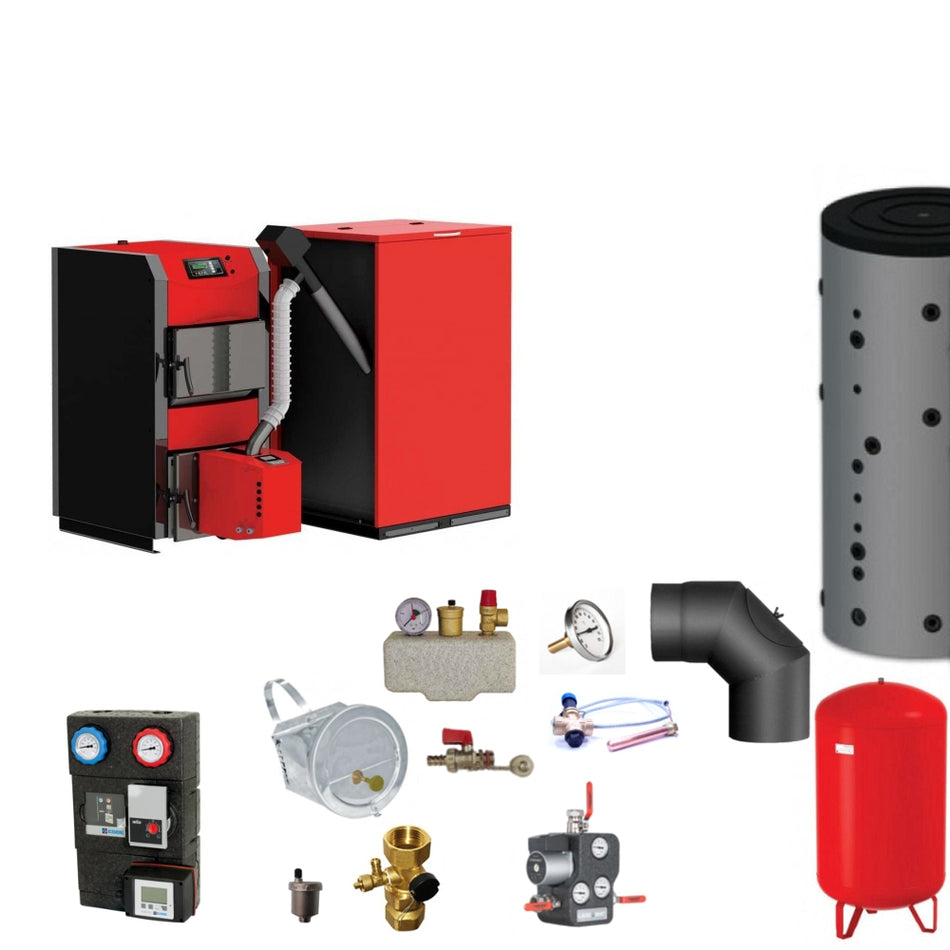Kombikessel HKK Active - Bioflux 60kW | Komplettset 3
