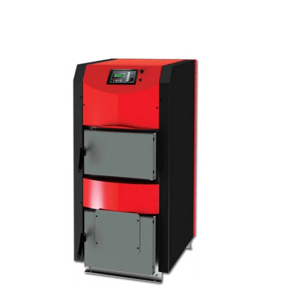 Scheitholzkessel ThermoFlux | Feststoffkessel HKK Active 20 kW