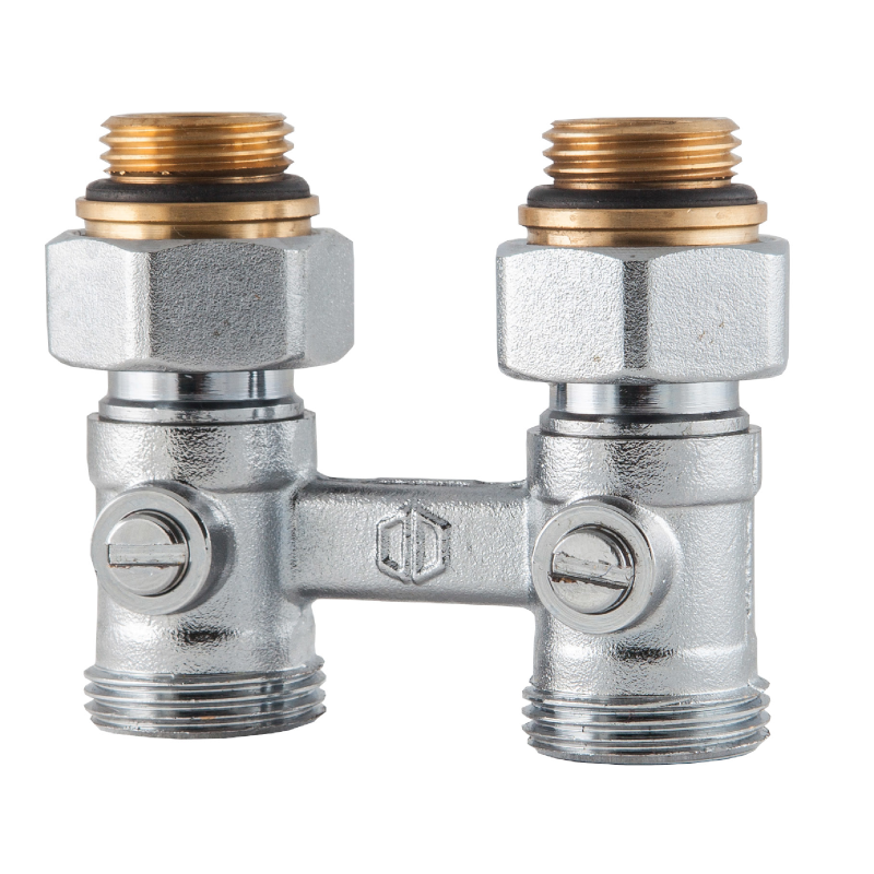 HM Heizkoerper | Anschlussblock HM Durchgangsform | mit Absperrfunktion | www.klimaworld.com