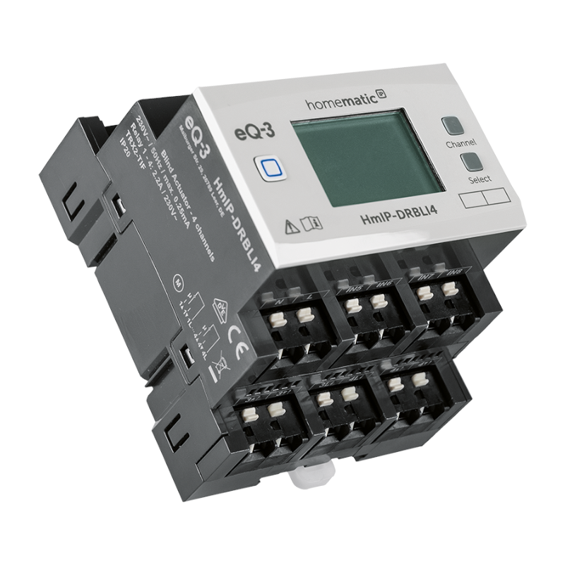 Homematic IP Jalousieaktor - 4-fach - Hutschiene | eQ-3 | HmIP-DRBLI4