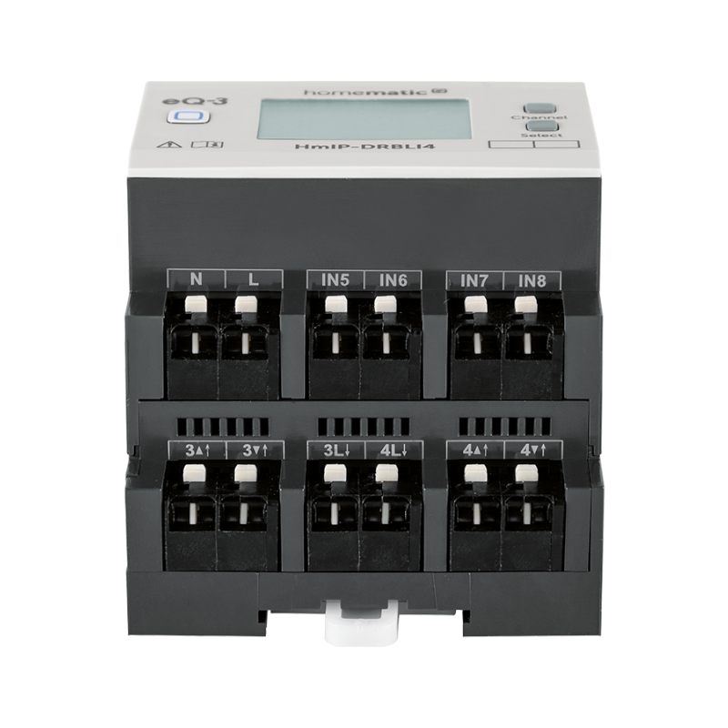 Homematic IP Jalousieaktor - 4-fach - Hutschiene | eQ-3 | HmIP-DRBLI4