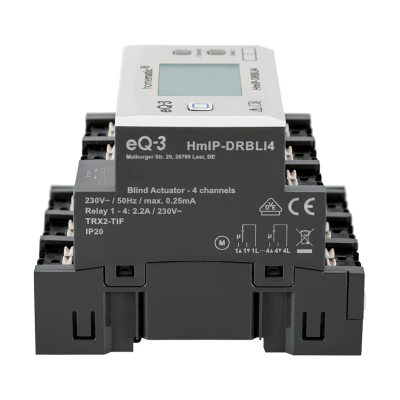 Homematic IP Jalousieaktor - 4-fach - Hutschiene | eQ-3 | HmIP-DRBLI4
