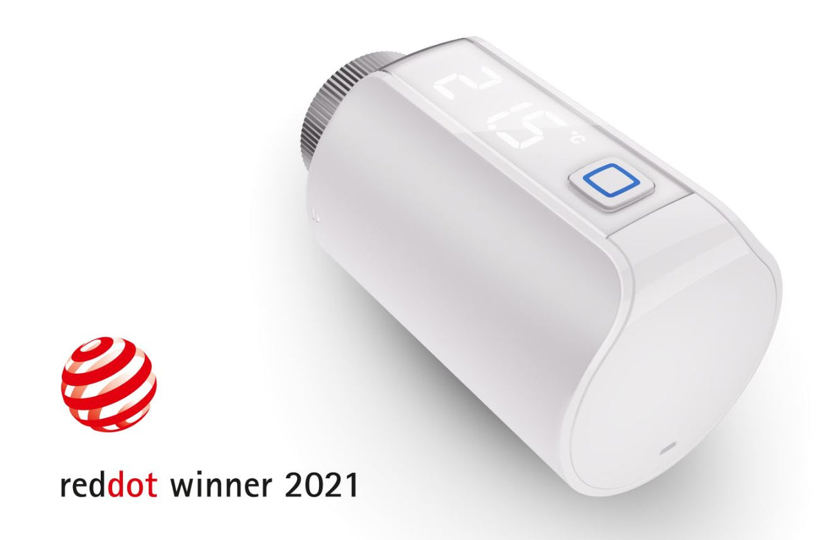 Homematic IP Heizkörperthermostat Evo weiß | eQ-3 | HmIP-eTRV-E - Red Dot Gewinner 2021
