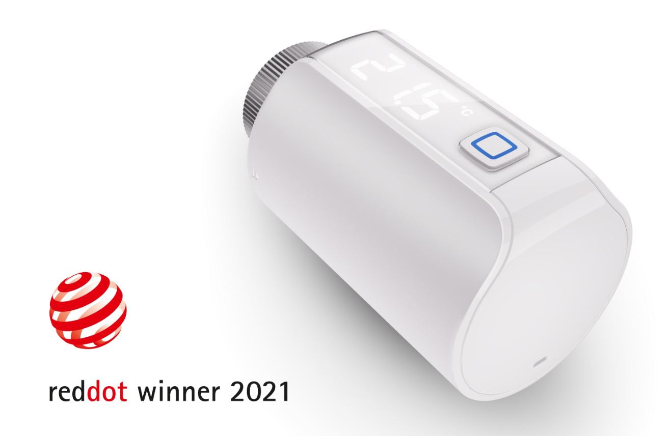 Homematic IP Heizkörperthermostat Evo weiß | eQ-3 | HmIP-eTRV-E - Red Dot Gewinner 2021