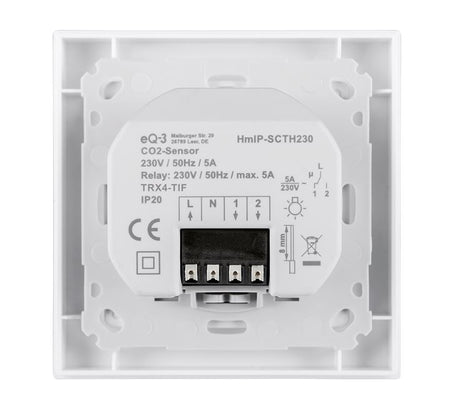 Homematic IP CO2-Sensor - 230 V | Unterputz | HmIP-SCTH230
