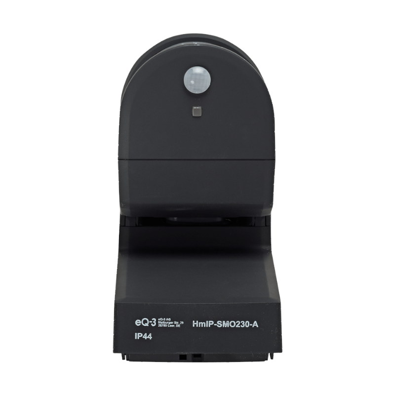 Homematic IP Bewegungsmelder mit Schaltaktor - anthrazit | Ansicht von unten | HmIP-SMO230-A | www.klimaworld.com