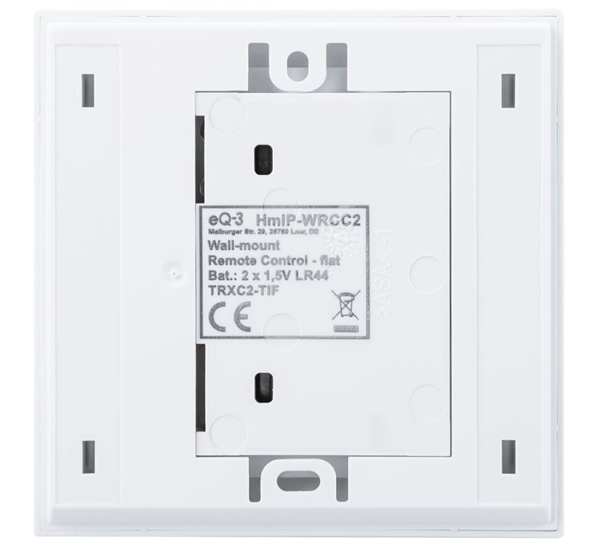 Homematic IP Wandtaster flach - 2-fach | eQ-3 | HmIP-WRCC2