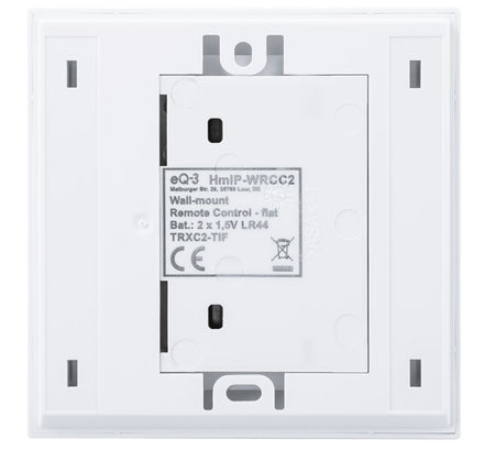 Homematic IP Wandtaster flach - 2-fach | eQ-3 | HmIP-WRCC2