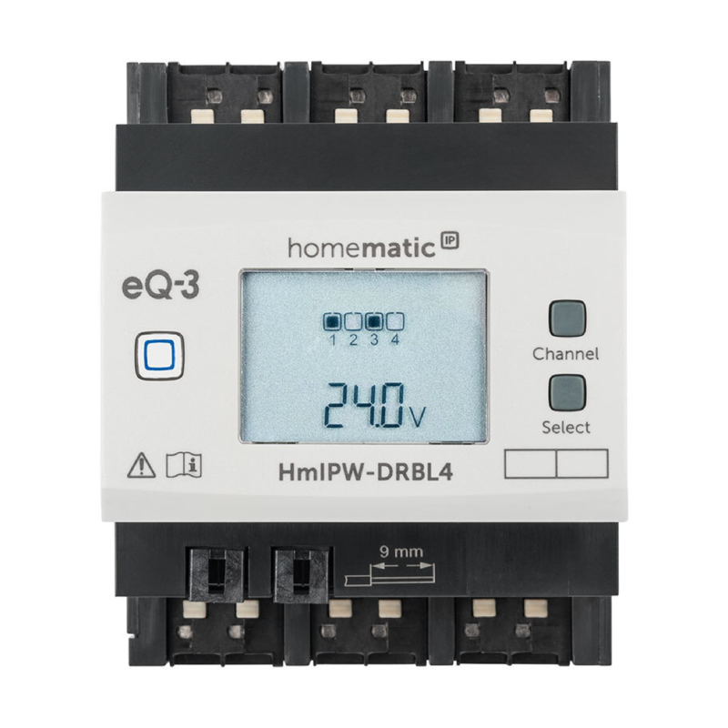 Homematic IP Wired Jalousieaktor - 4-fach | eQ-3 | HmIPW-DRBL4  ➔ www.klimaworld.com