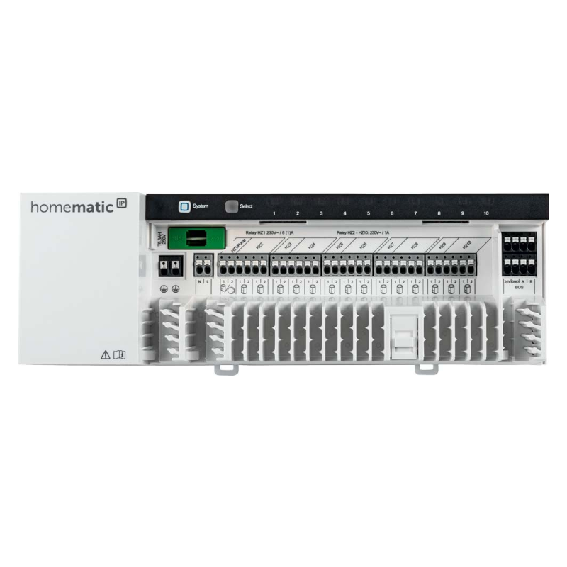 Homematic IP Wired Fußbodenheizungsaktor - 10-fach, 230V - HmIPW-FAL230-C10 