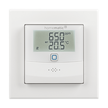 Homematic IP Wired CO2-Sensor mit Display | Front | eQ-3 | HmIPW-SCTHD | www.klimaworld.com