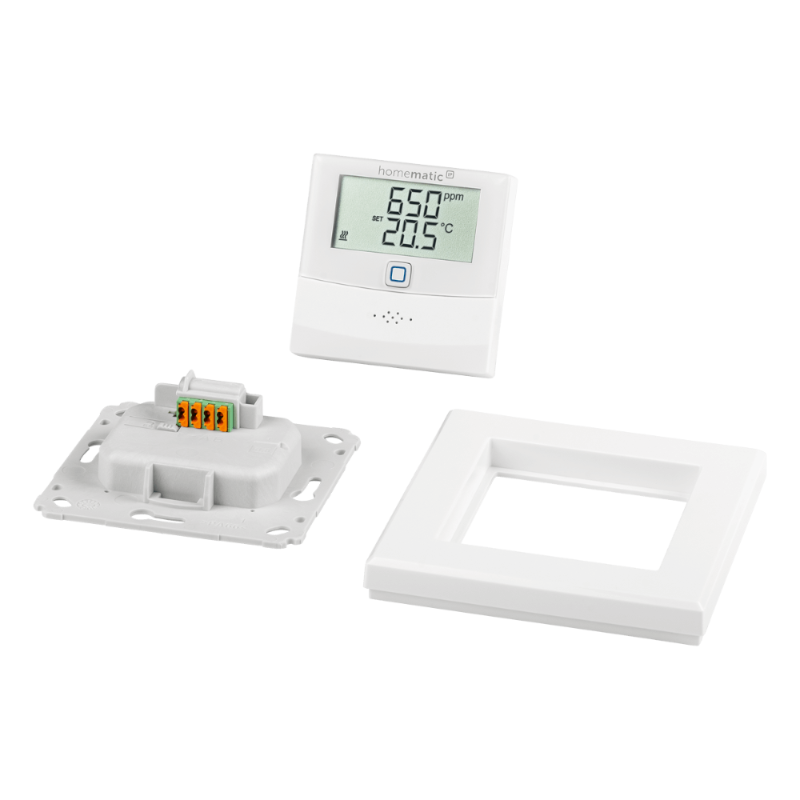 Homematic IP Wired CO2-Sensor mit Display | Einzelteile | eQ-3 | HmIPW-SCTHD | www.klimaworld.com