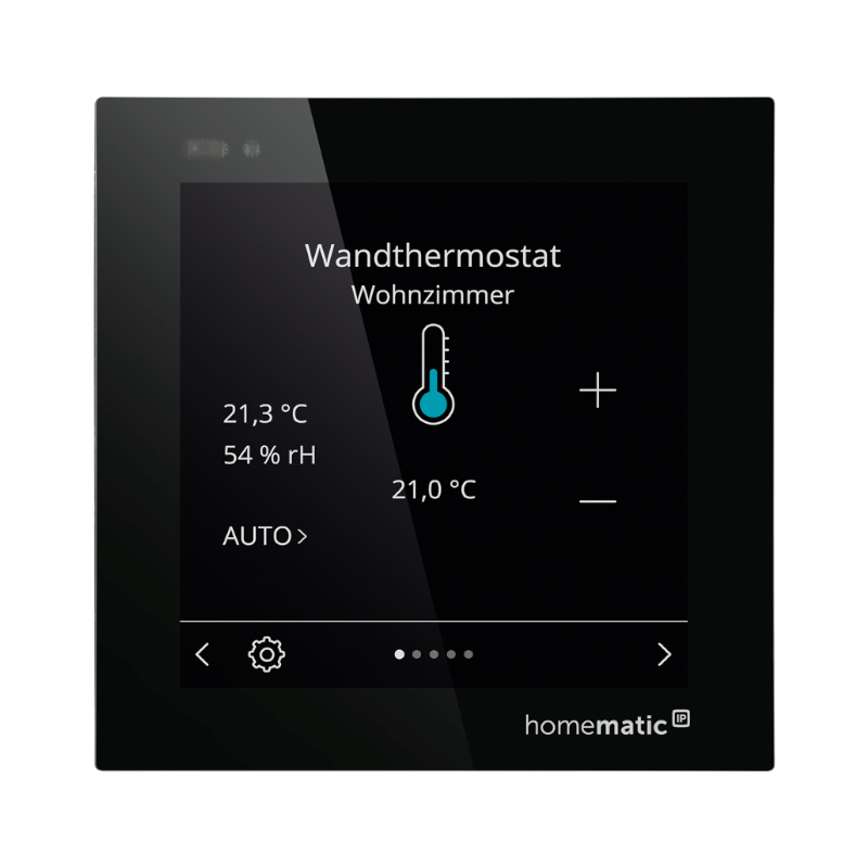 Homematic IP Wired Glasdisplay plus | eQ-3 | HmIPW-WGD-PL ➔ www.klimaworld.com