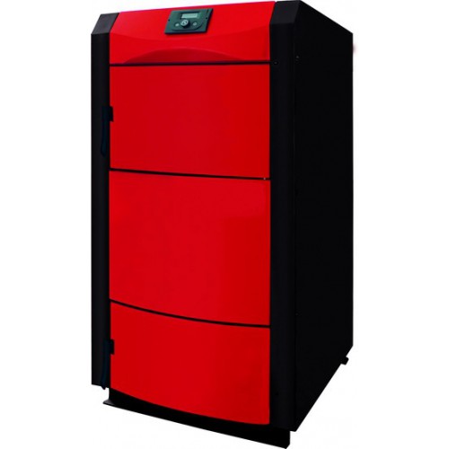 Holzvergaser PID LOGIC Vergaserkessel mit 18 kW Pyrolysekessel Thermoflux Set 1