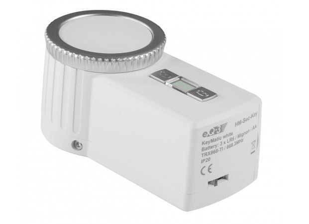 Homematic Funk-Türschlossantrieb KeyMatics weiß + Funk-Handsender