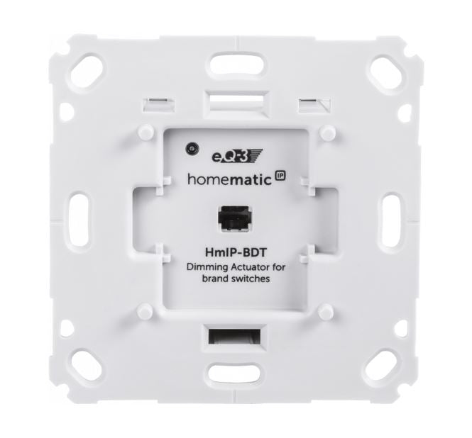 Homematic IP Dimmaktor für Markenschalter - Phasenabschnitt | HmIP-BDT