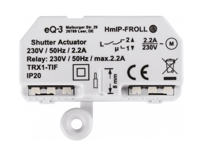 Homematic IP Rollladenaktor - Unterputz | eQ-3 | HmIP-FROLL 