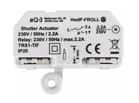 Homematic IP Rollladenaktor - Unterputz | eQ-3 | HmIP-FROLL 