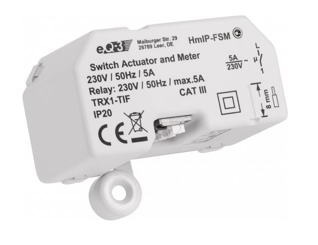 Homematic IP Schalt-Mess-Aktor Unterputz - 5 A | eQ-3 | HmIP-FSM