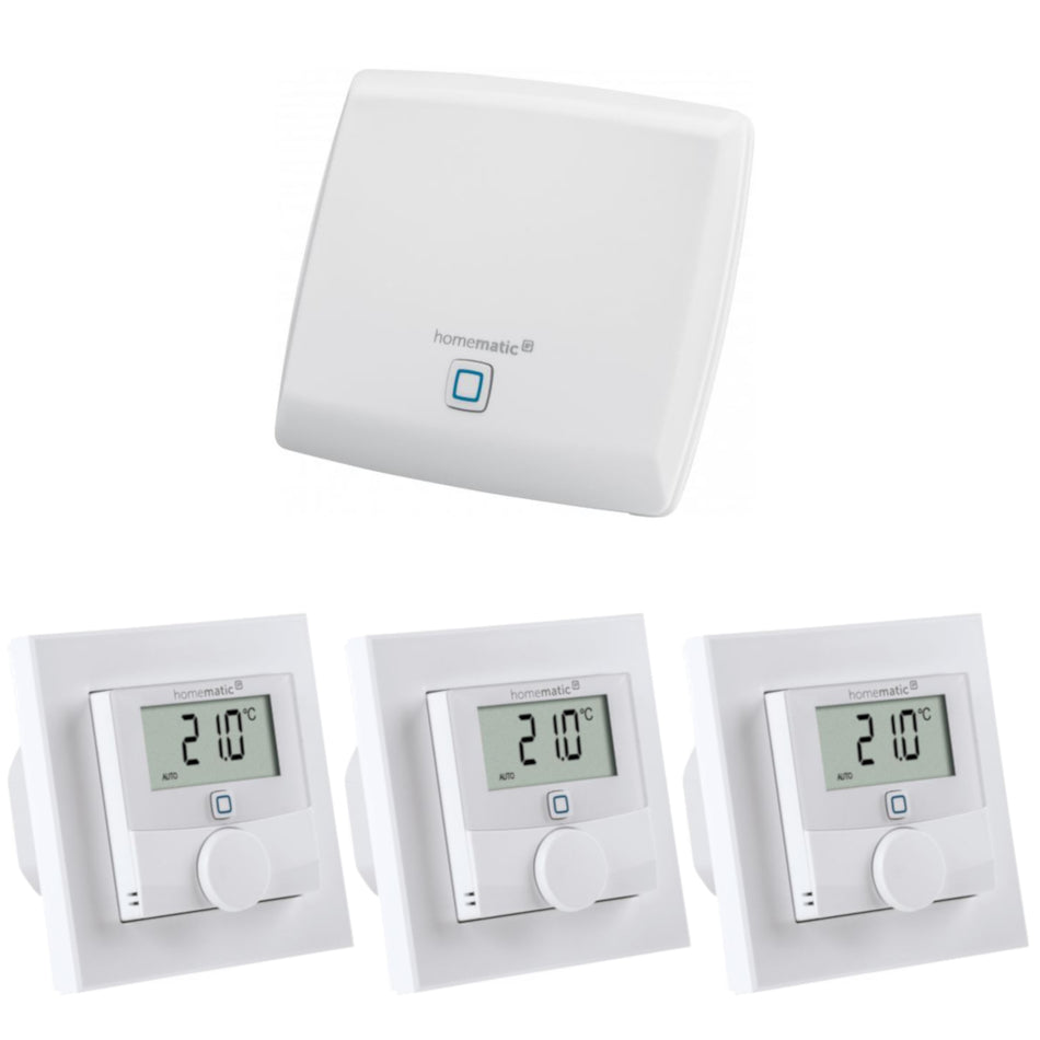 Homematic IP smarte Fußbodenheizung - weiß | eQ-3 | für 3 Räume | klimaworld.com