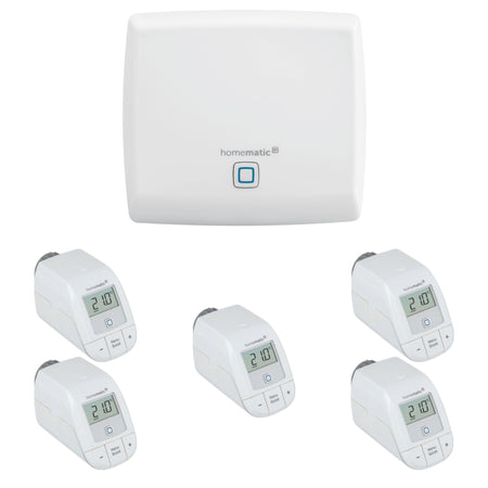 Homematic IP Starter Set Heizen | eQ-3 | 3 Basic Heizkörperthermostate | klimaworld.com