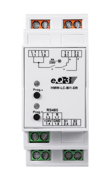 Homematic Wired Rollladenaktor 1-fach | Hutschiene | HMW-LC-Bl1-DR