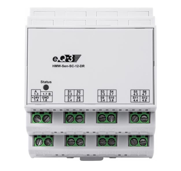 Homematic Wired RS485 Schließerkontakt 12 Eingänge | HMW-Sen-SC-12-DR
