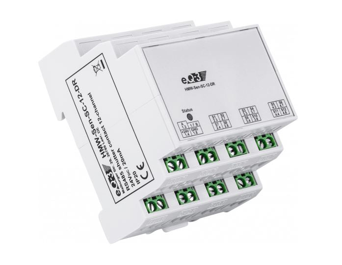 Homematic Wired RS485 Schließerkontakt 12 Eingänge | HMW-Sen-SC-12-DR