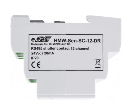 Homematic Wired RS485 Schließerkontakt 12 Eingänge | HMW-Sen-SC-12-DR